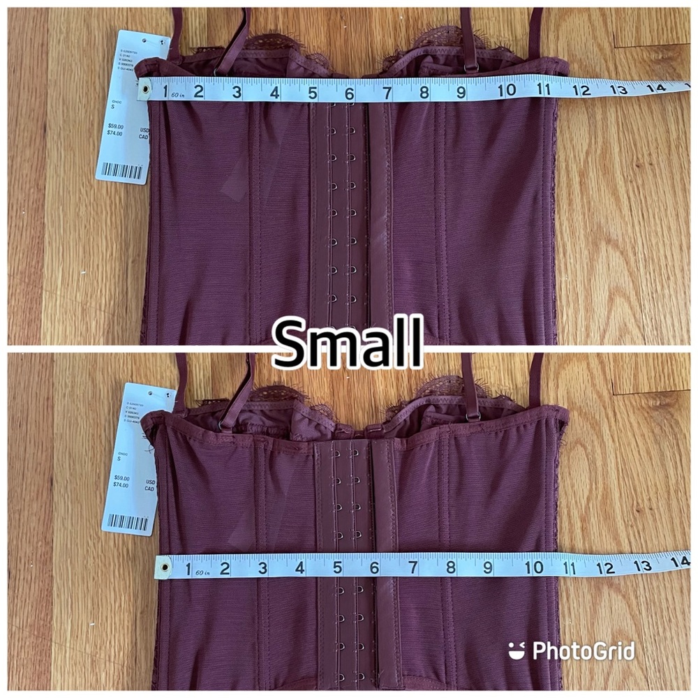 Urban Outfitters Out From Under Modern Love Corset - Chocolate - Picture 3 of 12